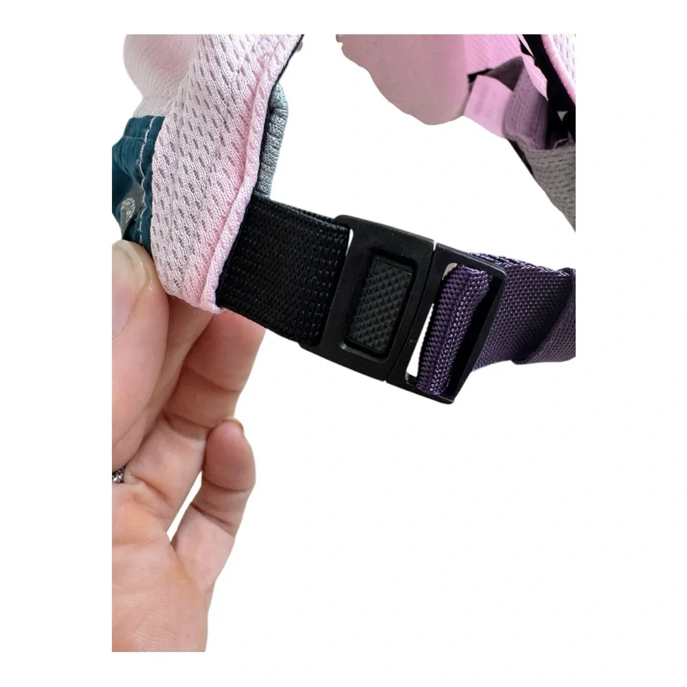 Territory Run Co Summit Canyon Pink and Purple Five Panel Running Hat
